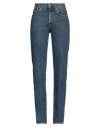 Jw Anderson Woman Jeans Blue Size 26 Cotton In Blue