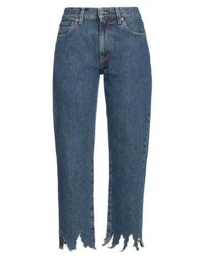 Jw Anderson Woman Jeans Blue Size 32 Cotton
