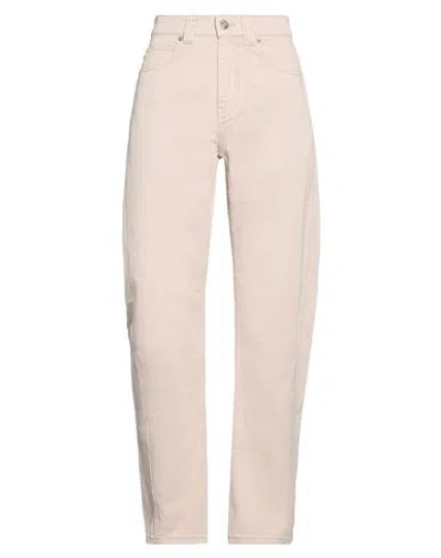 Jw Anderson Woman Jeans Light Brown Size 28 Cotton In Pink