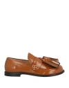 Jw Anderson Woman Loafers Camel Size 7 Calfskin In Brown