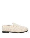 Jw Anderson Popcorn Crochet Loafer In White