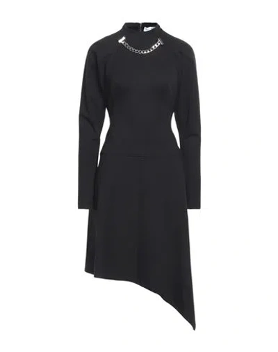 JW ANDERSON JW ANDERSON WOMAN MIDI DRESS BLACK SIZE 4 VISCOSE, POLYAMIDE, ELASTANE