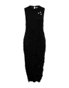 Jw Anderson Woman Midi Dress Black Size 4 Polyester In Black