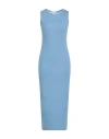 Jw Anderson Woman Midi Dress Light Blue Size L Cotton