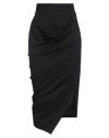 Jw Anderson Midi Skirt Woman Midi Skirt Black Size 8 Viscose In Black