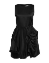 Jw Anderson Peplum Mini Dress In Black