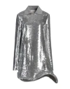 Jw Anderson Woman Mini Dress Grey Size 8 Polyester In Grey
