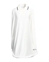 Jw Anderson Woman Mini Dress Off White Size 8 Viscose, Cotton, Polyamide, Elastane