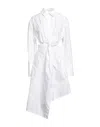 Jw Anderson Short Dresses In White