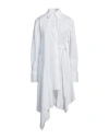 Jw Anderson Woman Mini Dress White Size 8 Cotton In White