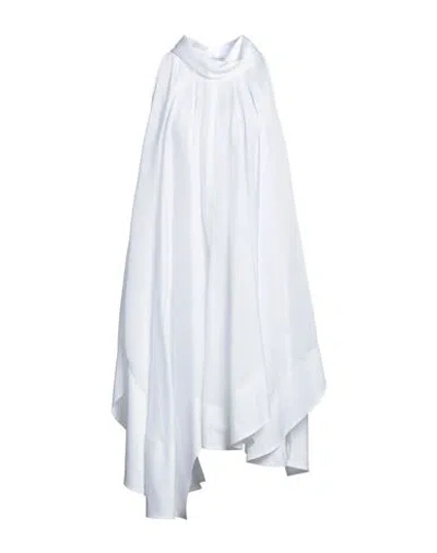 Jw Anderson Woman Mini Dress White Size 8 Lyocell, Polyester