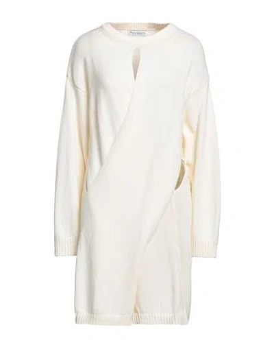 Jw Anderson Deconstructed Sweater Dress In Beige