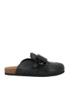 Jw Anderson Black Gourmet Chain Loafers In Black