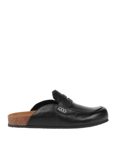 Jw Anderson Woman Mules & Clogs Black Size 7 Leather