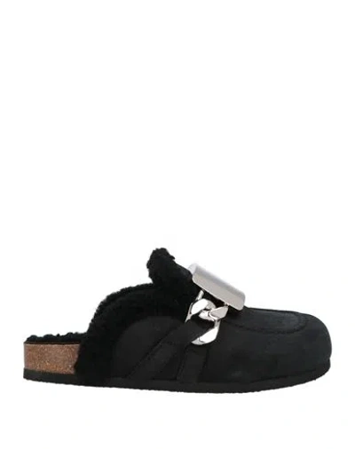 Jw Anderson Woman Mules & Clogs Black Size 7 Leather