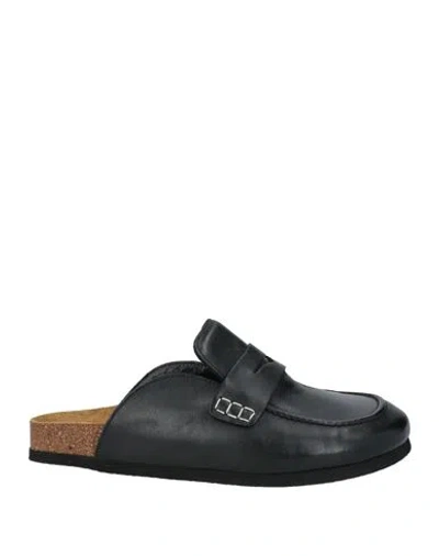 JW ANDERSON JW ANDERSON WOMAN MULES & CLOGS BLACK SIZE 7 LEATHER