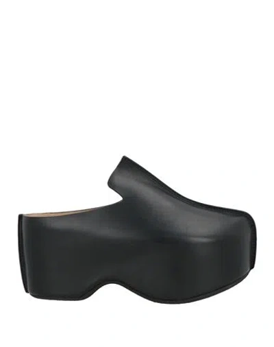 Jw Anderson Woman Mules & Clogs Black Size 8 Calfskin