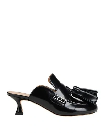 Jw Anderson Woman Mules & Clogs Black Size 8 Calfskin