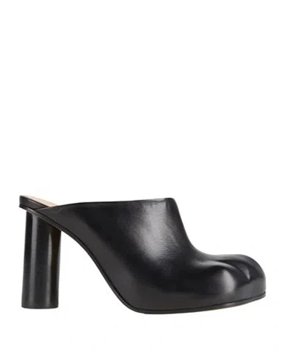 Jw Anderson Woman Mules & Clogs Black Size 8 Leather