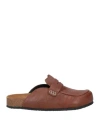 Jw Anderson Woman Mules & Clogs Brown Size 6 Leather