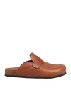 Jw Anderson Woman Mules & Clogs Brown Size 8 Leather In Brown
