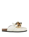 Jw Anderson Woman Mules & Clogs Cream Size 8 Leather In Neutral
