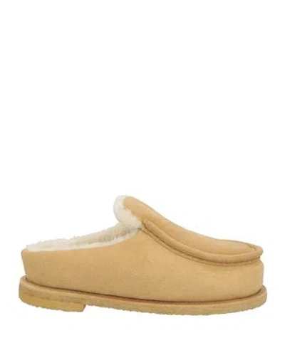 Jw Anderson Woman Mules & Clogs Mustard Size 8 Calfskin