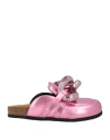 Jw Anderson Woman Mules & Clogs Pink Size 6 Lambskin