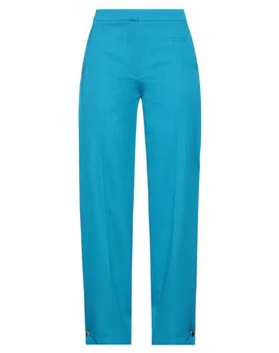 Jw Anderson Woman Pants Azure Size 4 Wool In Blue