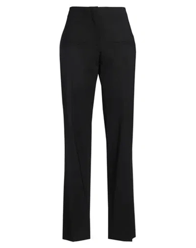 Jw Anderson Woman Pants Black Size 6 Wool, Elastane