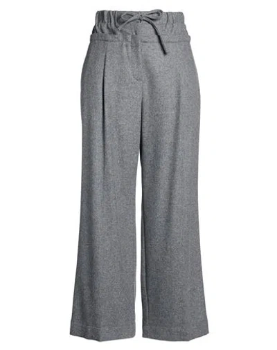 Jw Anderson Woman Pants Grey Size 10 Wool In Gray