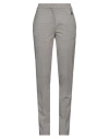 Jw Anderson Woman Pants Grey Size 8 Goat Wool, Elastane In Grey