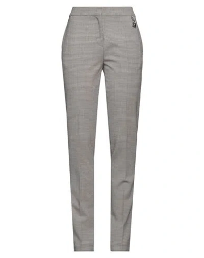 Jw Anderson Woman Pants Grey Size 8 Goat Wool, Elastane