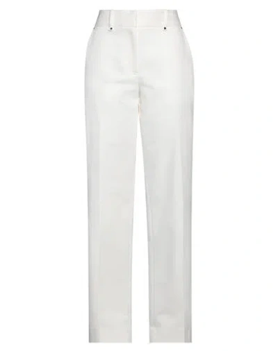 Jw Anderson Woman Pants Ivory Size 8 Cotton, Elastane In White