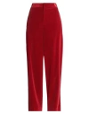 Jw Anderson Pantalone In Velluto Rosso Donna In Red