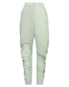 Jw Anderson Woman Pants Sage Green Size 4 Cotton In Sage Green