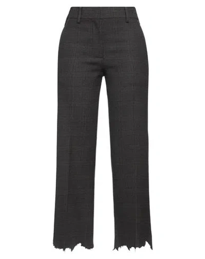 Jw Anderson Woman Pants Steel Grey Size 4 Virgin Wool In Gray