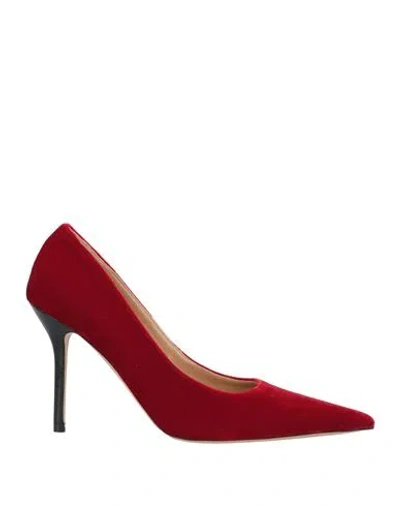 Jw Anderson Woman Pumps Red Size 6 Textile Fibers