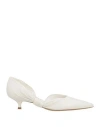 Jw Anderson Woman Pumps White Size 8 Lambskin In Neutral