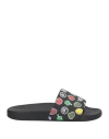 Jw Anderson Woman Sandals Black Size 7 Rubber In Black
