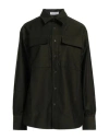 Jw Anderson Woman Shirt Military Green Size 10 Cotton In Green