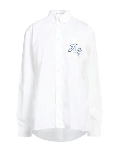 Jw Anderson Woman Shirt White Size 2 Cotton