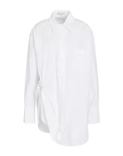 Jw Anderson Woman Shirt White Size 4 Cotton