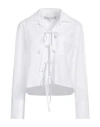 Jw Anderson Woman Shirt White Size 4 Cotton In White