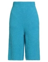 Jw Anderson Straight Leg Trousers Elastic Waistband In Blue