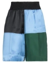 Jw Anderson Woman Shorts & Bermuda Shorts Light Blue Size 2 Viscose In Blue