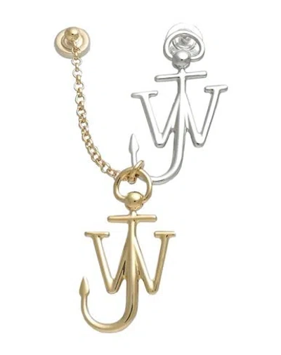 Jw Anderson Woman Single Earring Gold Size - Metal