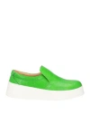 Jw Anderson Woman Sneakers Acid Green Size 8 Calfskin