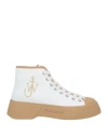 Jw Anderson Woman Sneakers White Size 7 Synthetic Fibers