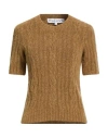 Jw Anderson Woman Sweater Khaki Size L Acrylic, Polyamide, Wool, Alpaca Wool, Elastane In Brown